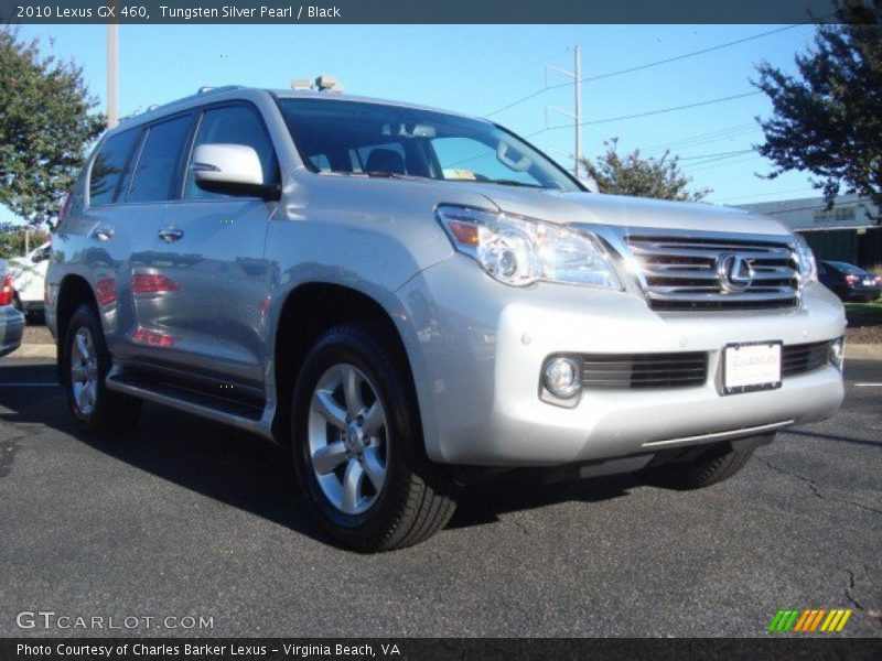 Tungsten Silver Pearl / Black 2010 Lexus GX 460