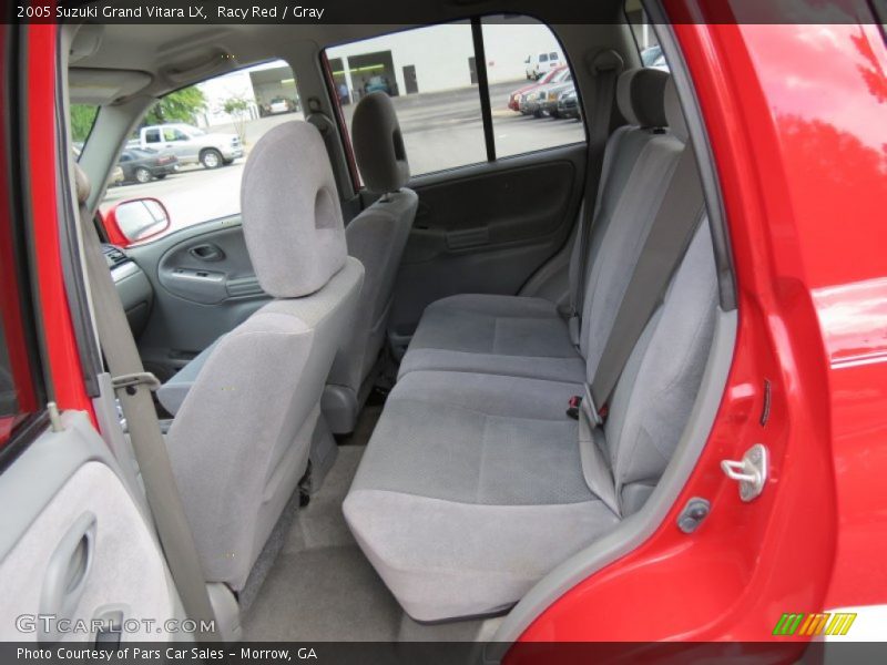 Racy Red / Gray 2005 Suzuki Grand Vitara LX
