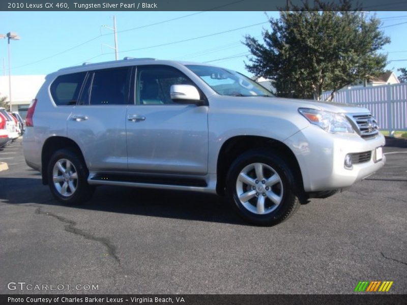Tungsten Silver Pearl / Black 2010 Lexus GX 460