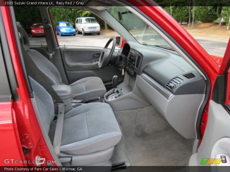 Racy Red / Gray 2005 Suzuki Grand Vitara LX