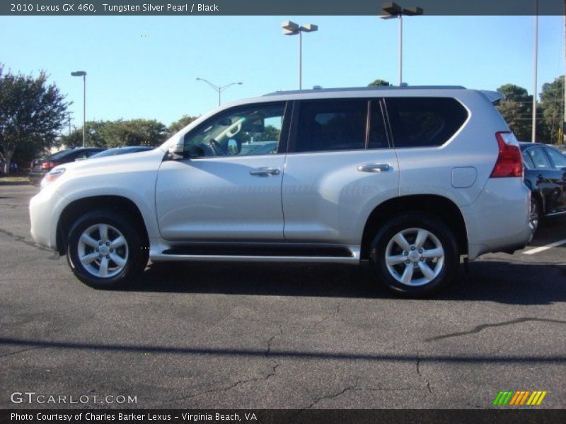 Tungsten Silver Pearl / Black 2010 Lexus GX 460