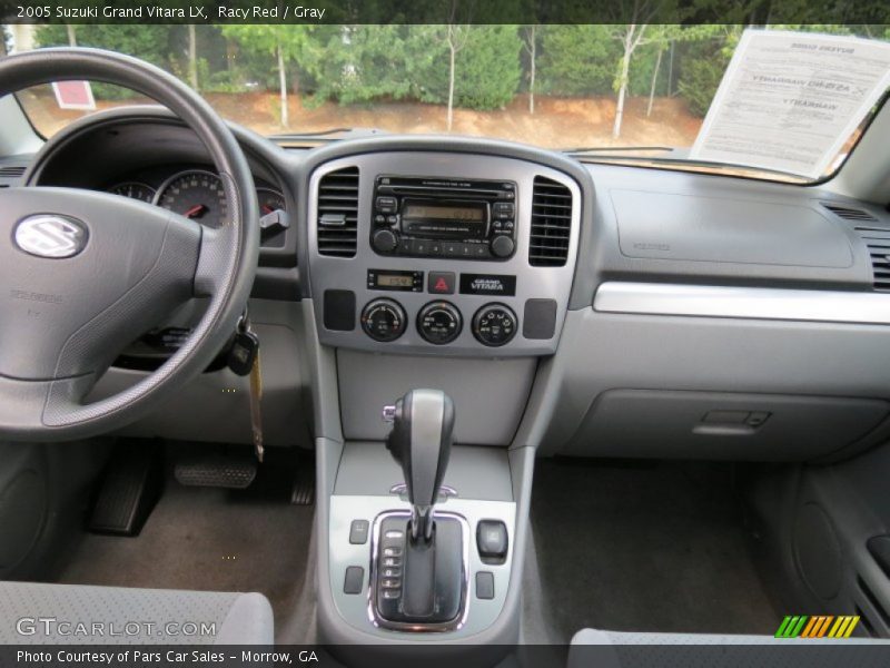 Racy Red / Gray 2005 Suzuki Grand Vitara LX