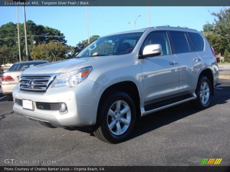 Tungsten Silver Pearl / Black 2010 Lexus GX 460