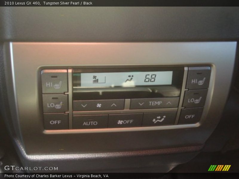 Tungsten Silver Pearl / Black 2010 Lexus GX 460