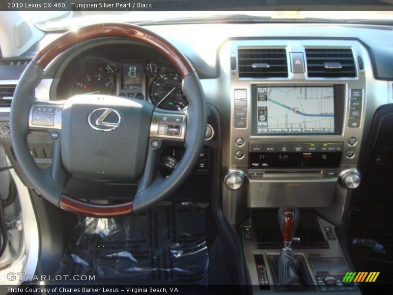 Tungsten Silver Pearl / Black 2010 Lexus GX 460