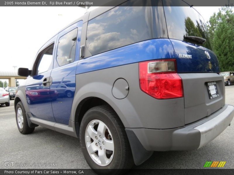 Fiji Blue Pearl / Gray/Blue 2005 Honda Element EX