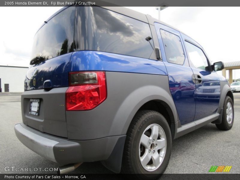 Fiji Blue Pearl / Gray/Blue 2005 Honda Element EX