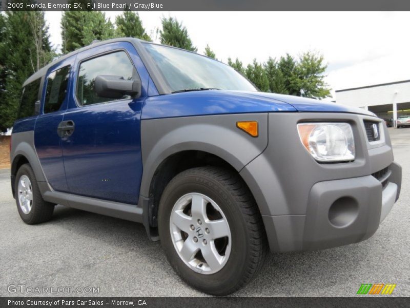 Fiji Blue Pearl / Gray/Blue 2005 Honda Element EX