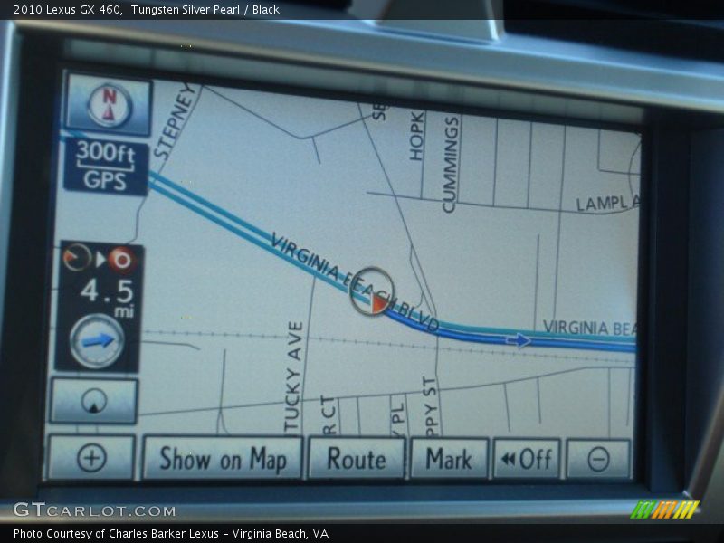 Tungsten Silver Pearl / Black 2010 Lexus GX 460