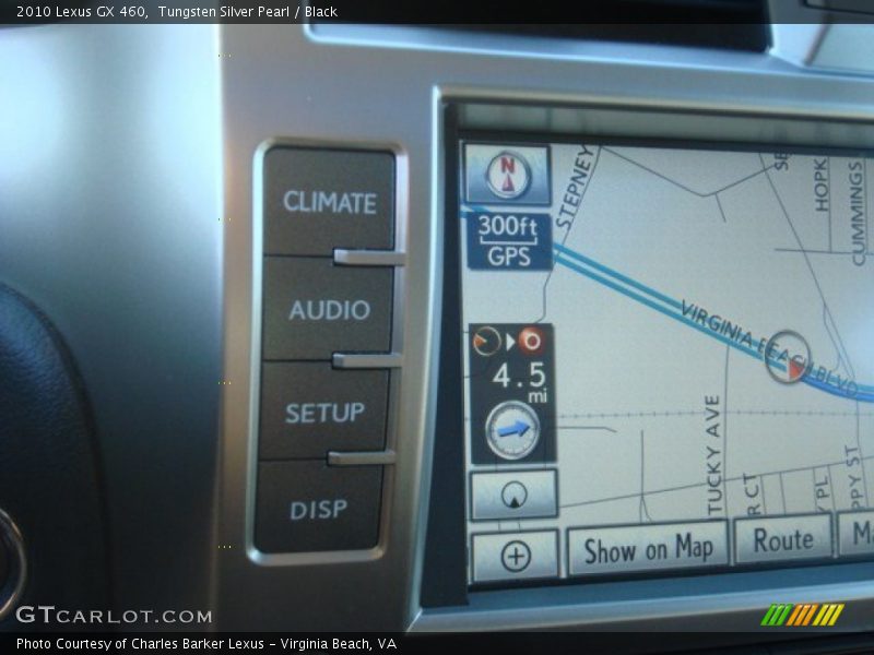 Tungsten Silver Pearl / Black 2010 Lexus GX 460