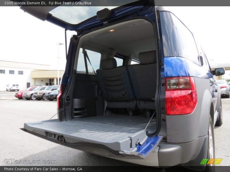 Fiji Blue Pearl / Gray/Blue 2005 Honda Element EX