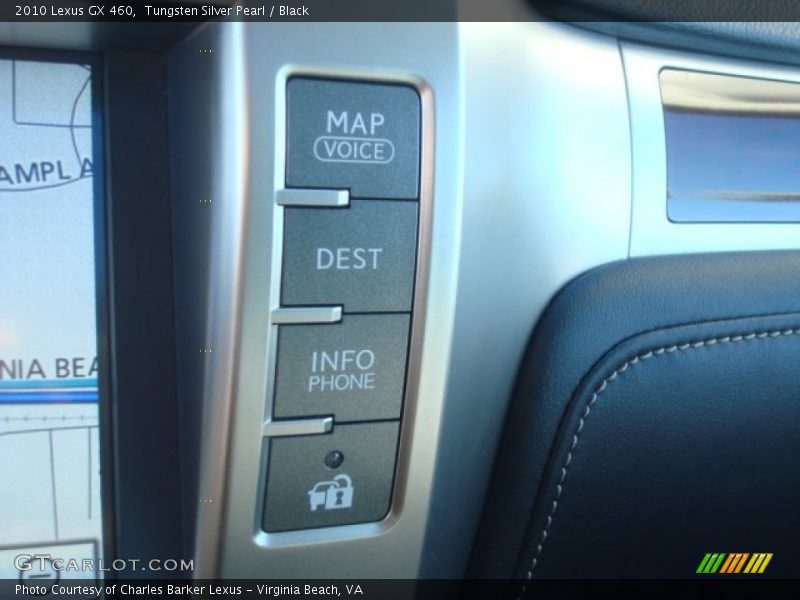 Tungsten Silver Pearl / Black 2010 Lexus GX 460