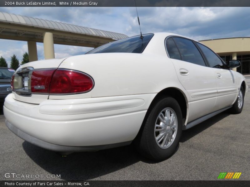 White / Medium Gray 2004 Buick LeSabre Limited