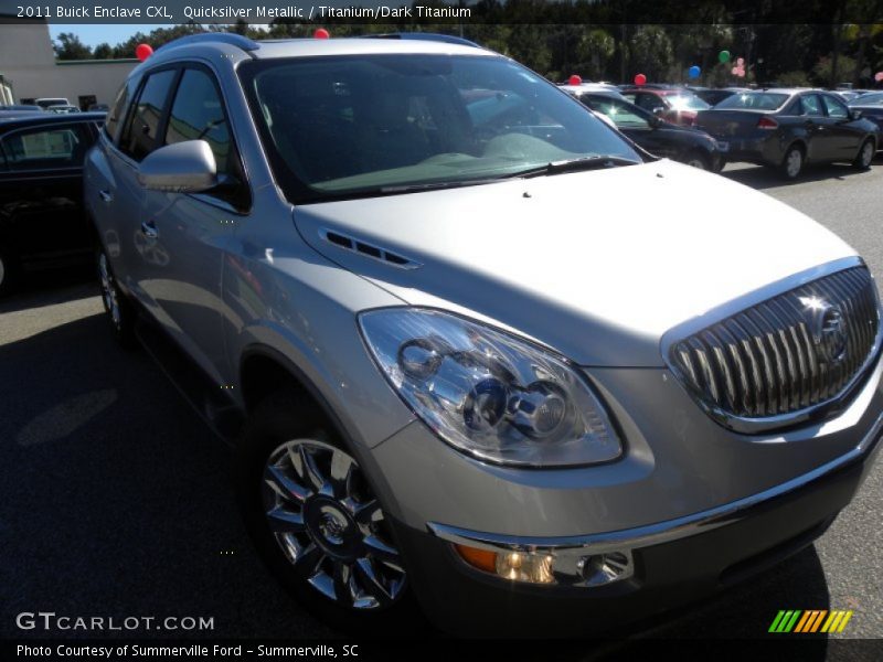 Quicksilver Metallic / Titanium/Dark Titanium 2011 Buick Enclave CXL