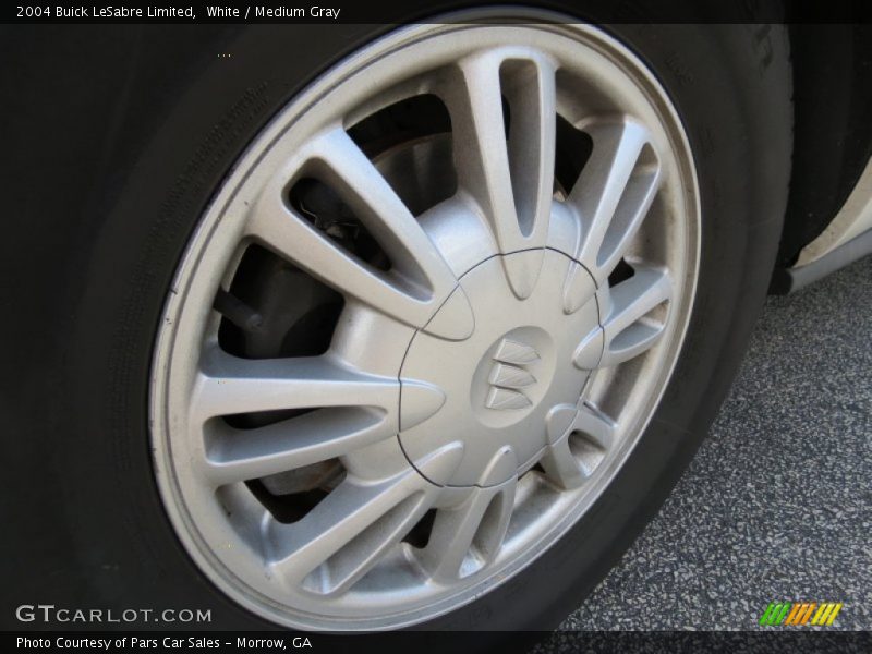 White / Medium Gray 2004 Buick LeSabre Limited