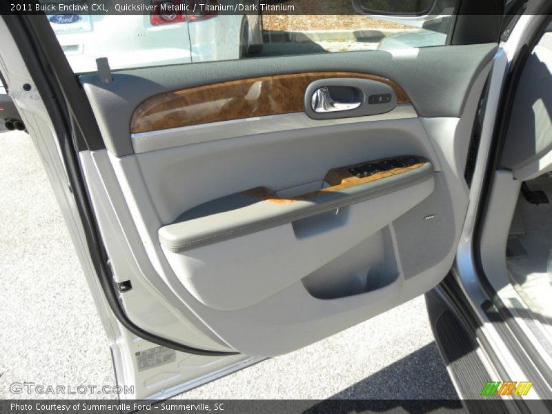 Quicksilver Metallic / Titanium/Dark Titanium 2011 Buick Enclave CXL