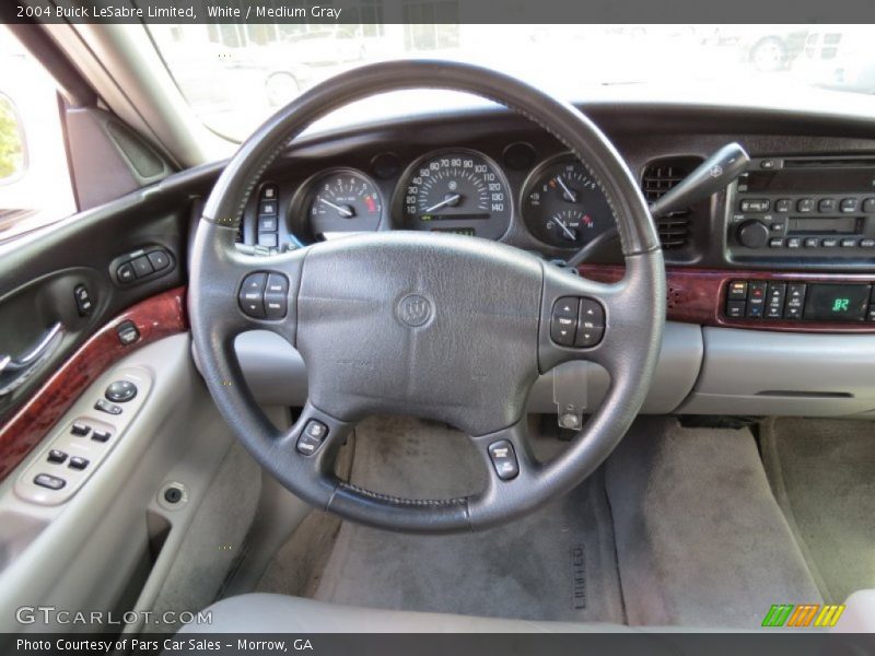 White / Medium Gray 2004 Buick LeSabre Limited