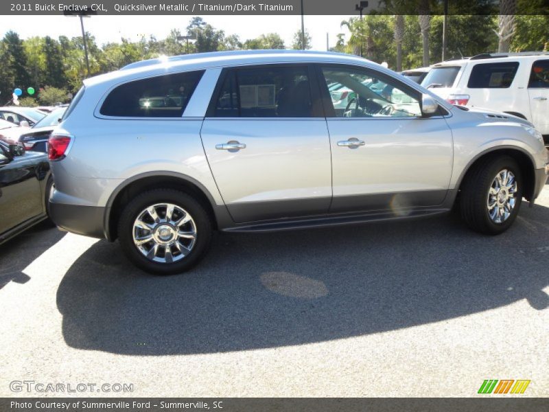 Quicksilver Metallic / Titanium/Dark Titanium 2011 Buick Enclave CXL