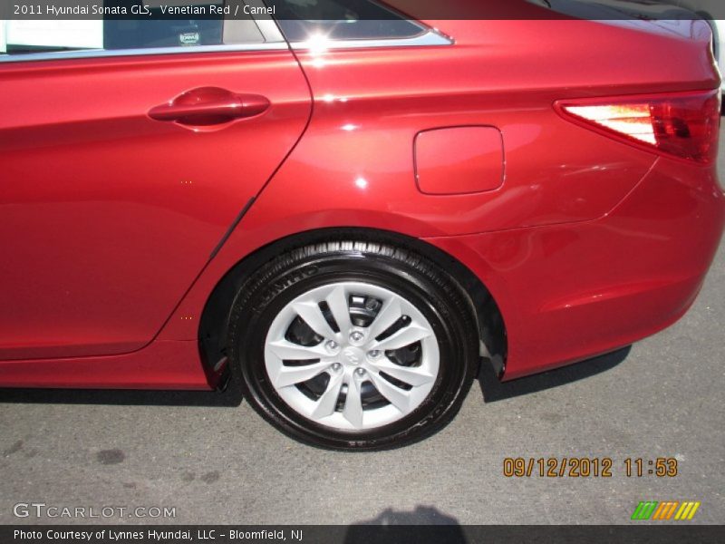 Venetian Red / Camel 2011 Hyundai Sonata GLS