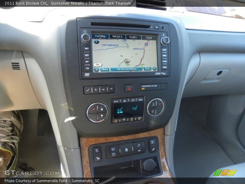 Quicksilver Metallic / Titanium/Dark Titanium 2011 Buick Enclave CXL