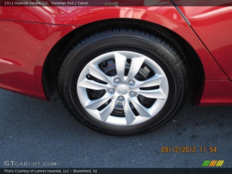 Venetian Red / Camel 2011 Hyundai Sonata GLS