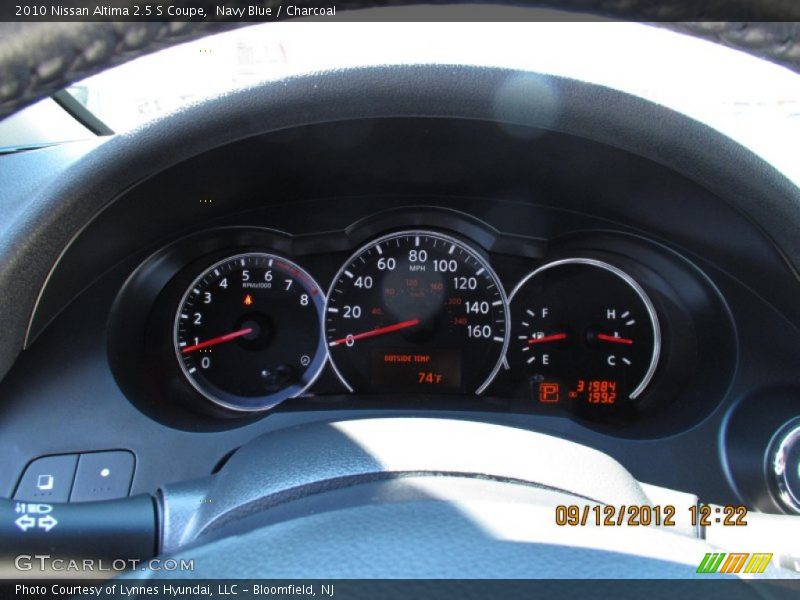 Navy Blue / Charcoal 2010 Nissan Altima 2.5 S Coupe