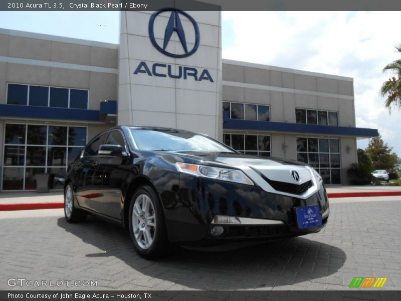Crystal Black Pearl / Ebony 2010 Acura TL 3.5