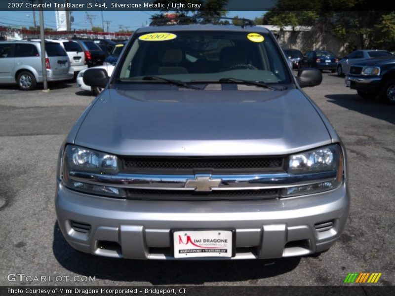 Silverstone Metallic / Light Gray 2007 Chevrolet TrailBlazer LS 4x4