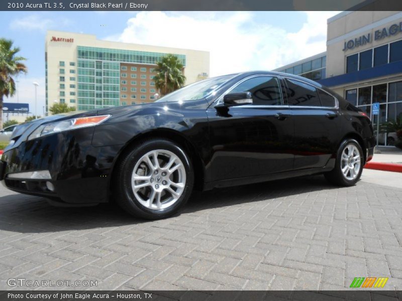 Crystal Black Pearl / Ebony 2010 Acura TL 3.5