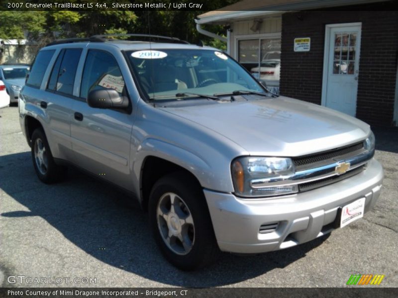 Silverstone Metallic / Light Gray 2007 Chevrolet TrailBlazer LS 4x4