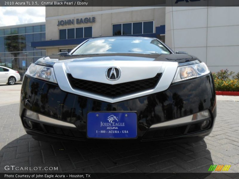 Crystal Black Pearl / Ebony 2010 Acura TL 3.5