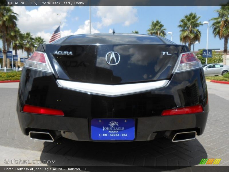 Crystal Black Pearl / Ebony 2010 Acura TL 3.5