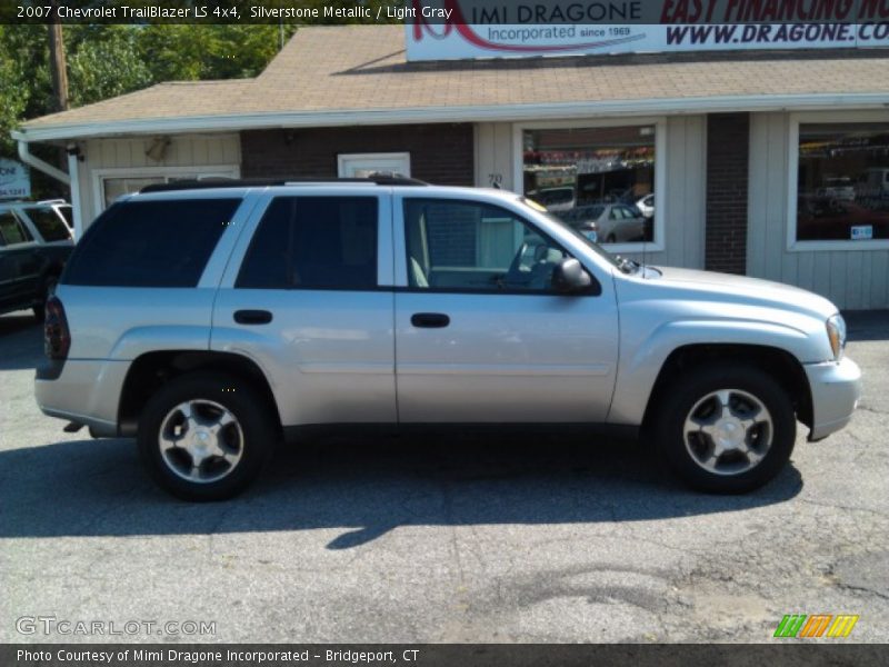 Silverstone Metallic / Light Gray 2007 Chevrolet TrailBlazer LS 4x4