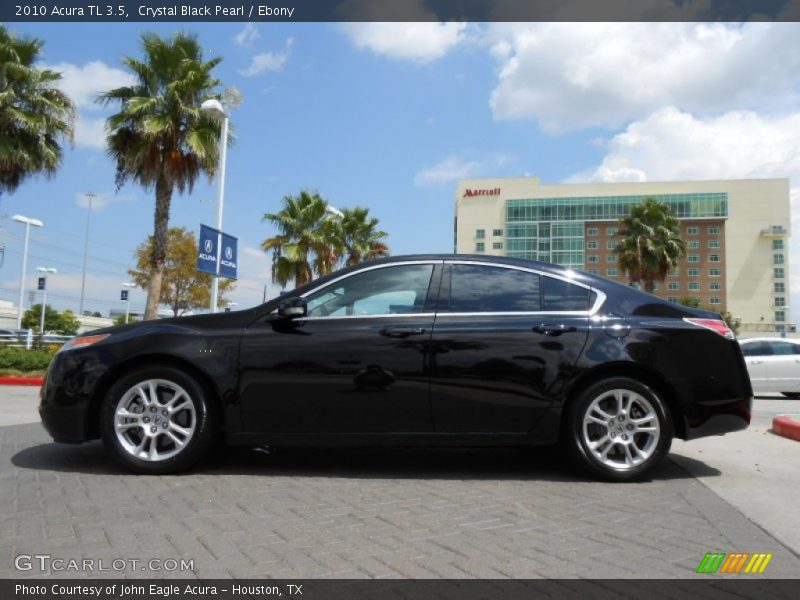Crystal Black Pearl / Ebony 2010 Acura TL 3.5