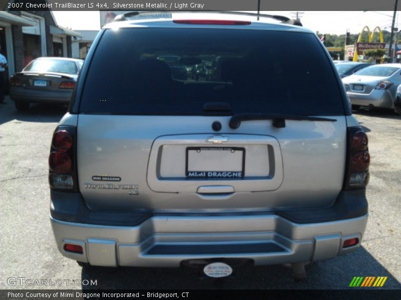 Silverstone Metallic / Light Gray 2007 Chevrolet TrailBlazer LS 4x4