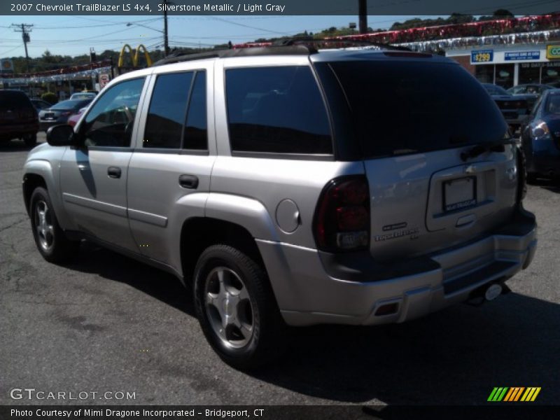 Silverstone Metallic / Light Gray 2007 Chevrolet TrailBlazer LS 4x4