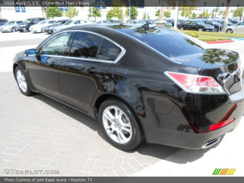 Crystal Black Pearl / Ebony 2010 Acura TL 3.5