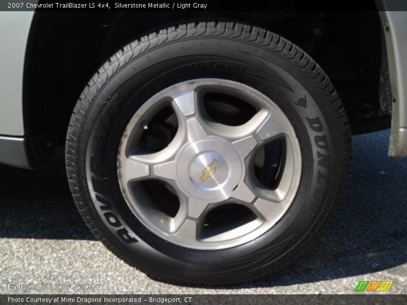 Silverstone Metallic / Light Gray 2007 Chevrolet TrailBlazer LS 4x4