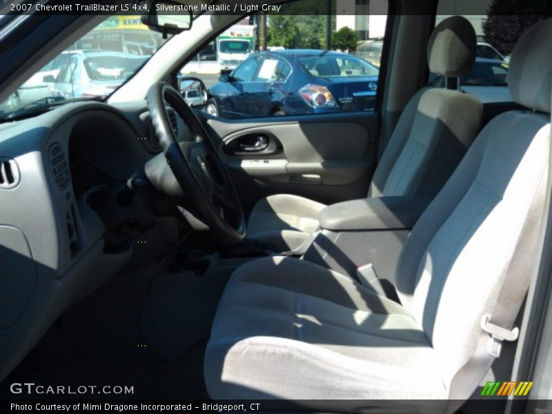 Silverstone Metallic / Light Gray 2007 Chevrolet TrailBlazer LS 4x4