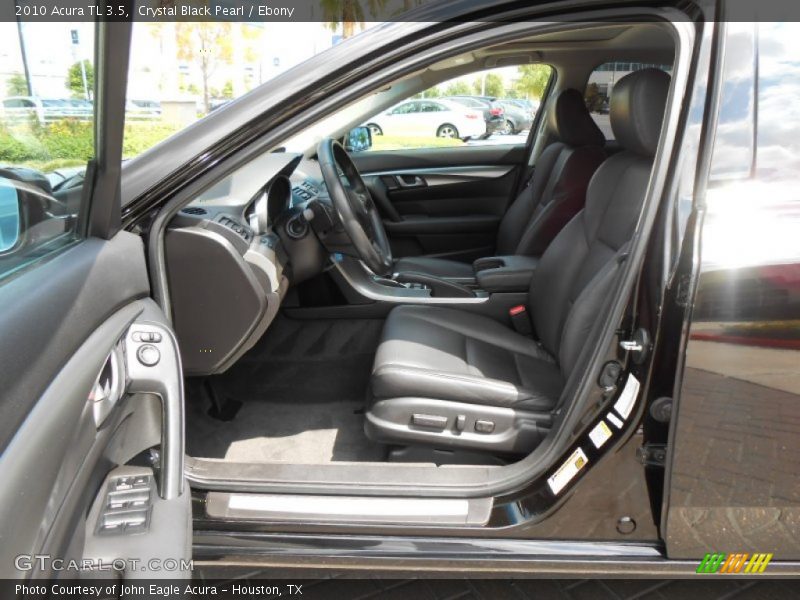 Crystal Black Pearl / Ebony 2010 Acura TL 3.5