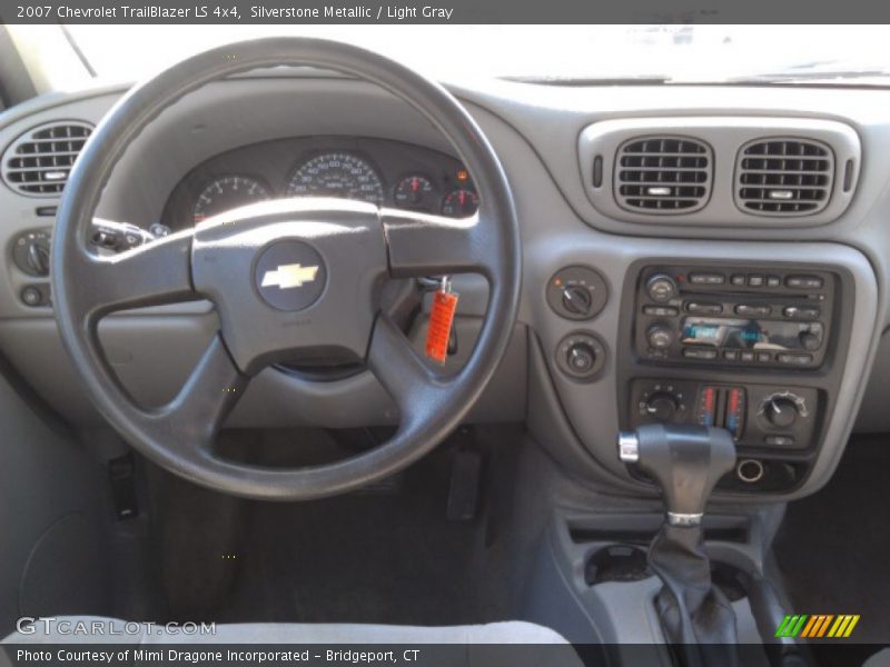 Silverstone Metallic / Light Gray 2007 Chevrolet TrailBlazer LS 4x4