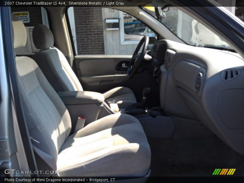 Silverstone Metallic / Light Gray 2007 Chevrolet TrailBlazer LS 4x4