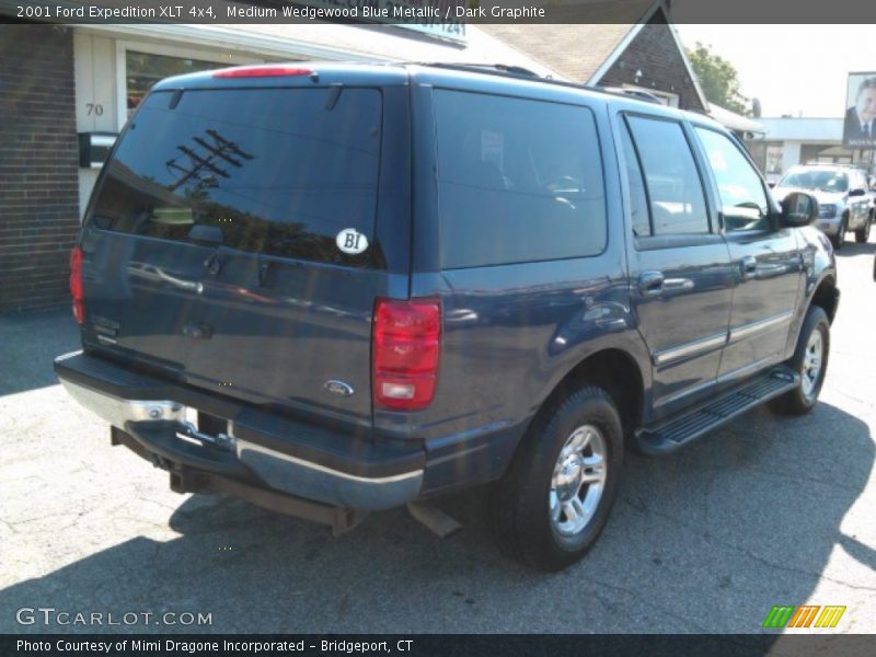 Medium Wedgewood Blue Metallic / Dark Graphite 2001 Ford Expedition XLT 4x4