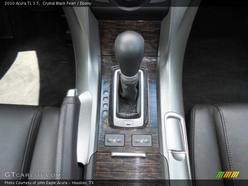 Crystal Black Pearl / Ebony 2010 Acura TL 3.5