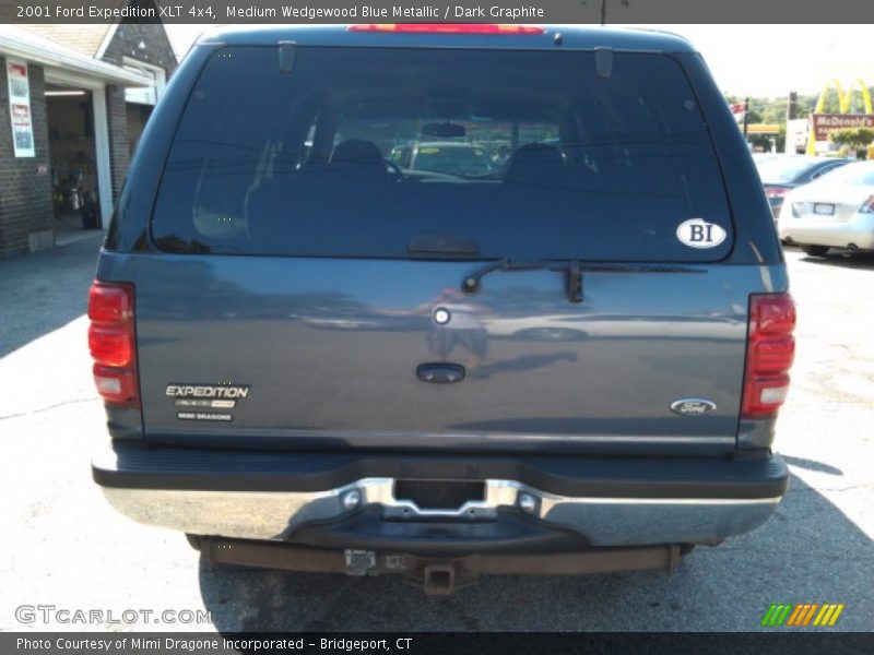 Medium Wedgewood Blue Metallic / Dark Graphite 2001 Ford Expedition XLT 4x4