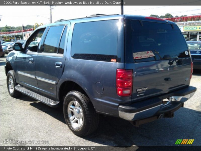 Medium Wedgewood Blue Metallic / Dark Graphite 2001 Ford Expedition XLT 4x4