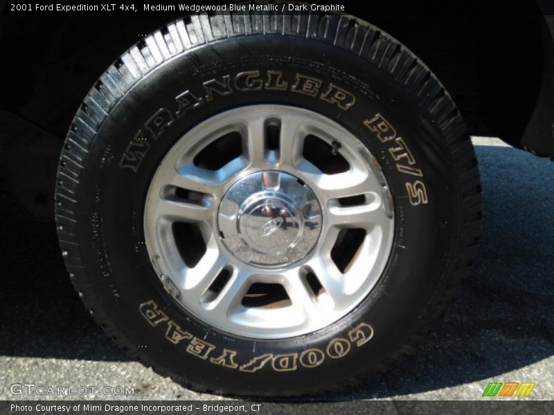 Medium Wedgewood Blue Metallic / Dark Graphite 2001 Ford Expedition XLT 4x4