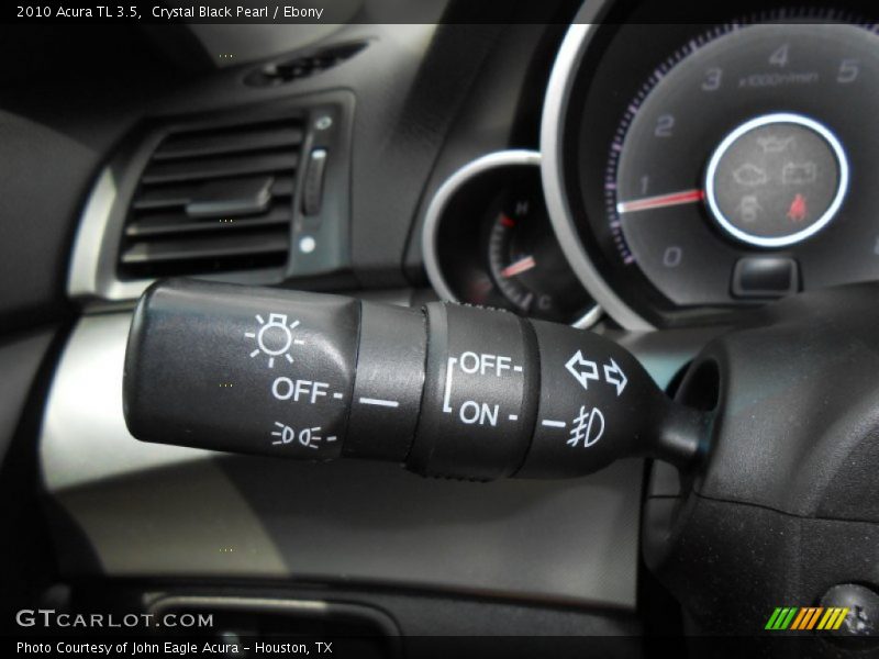 Crystal Black Pearl / Ebony 2010 Acura TL 3.5