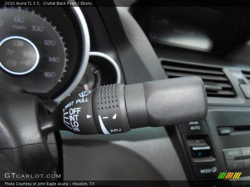 Crystal Black Pearl / Ebony 2010 Acura TL 3.5