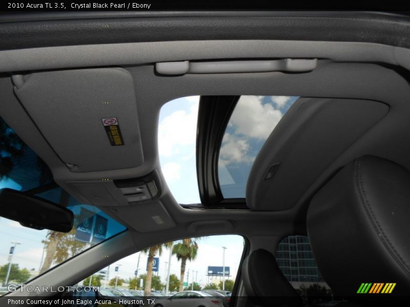 Crystal Black Pearl / Ebony 2010 Acura TL 3.5